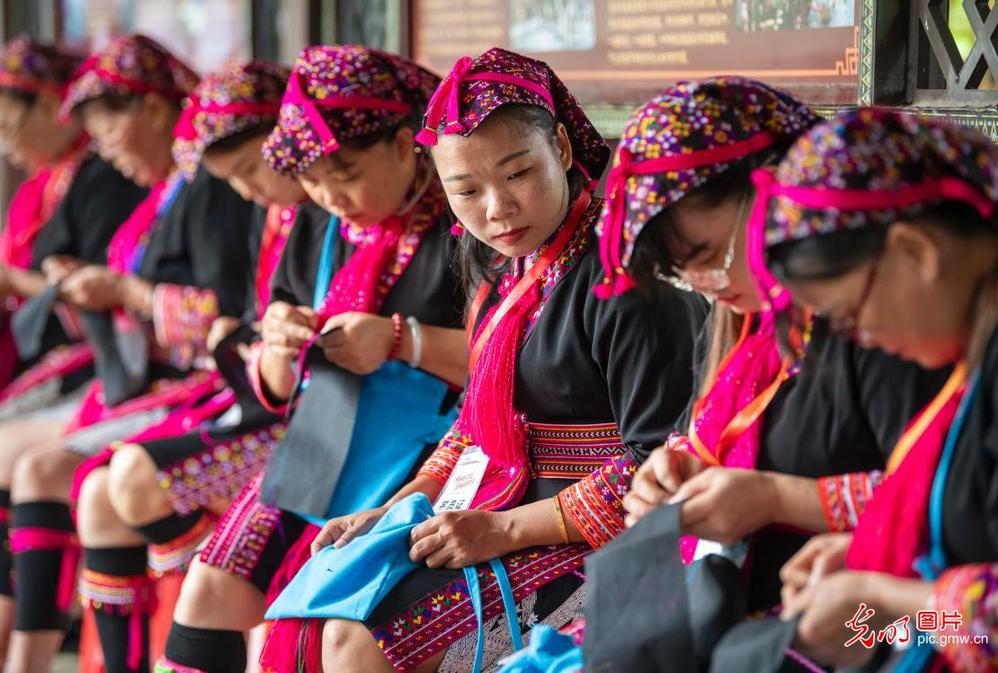 Miao embroidery training provided to drive rural revitalization in S China's Hainan Miao embroidery training provided to drive rural revitalization in S China's Hainan