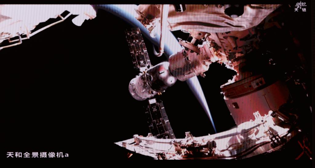 China's Shenzhou-23 spaceship docks with Tiangong space station