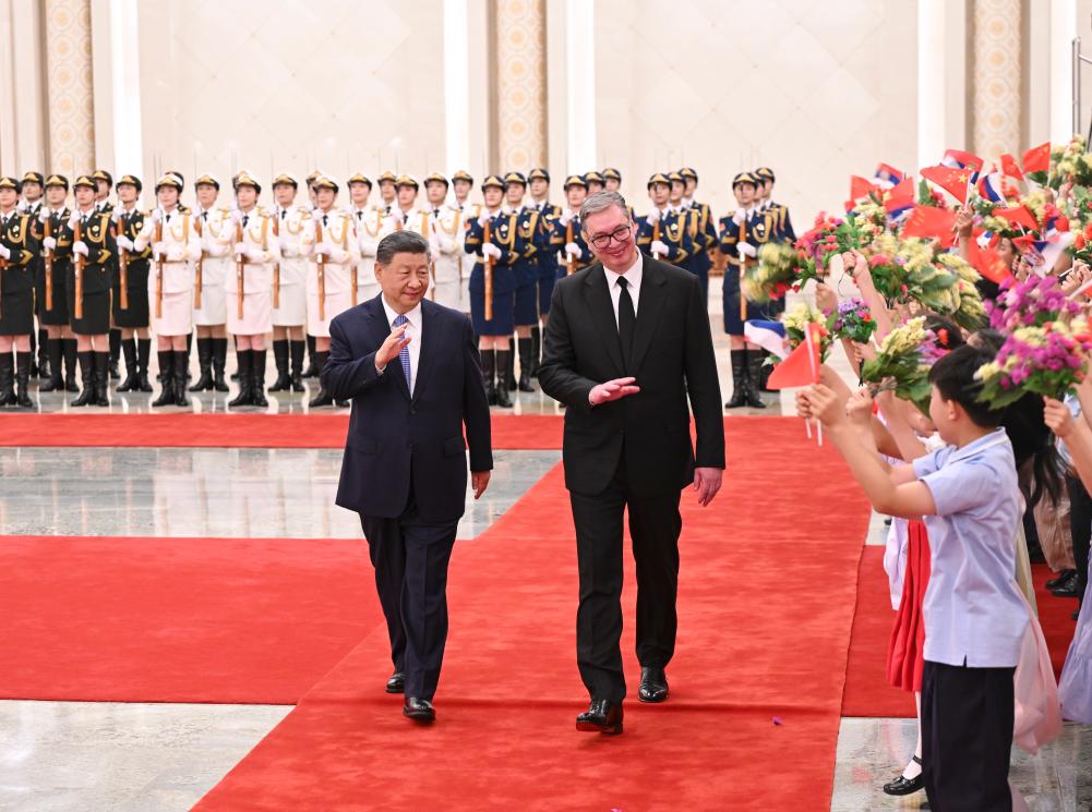 Chinese, Serbian presidents hail ironclad friendship, seek wide-ranging cooperation