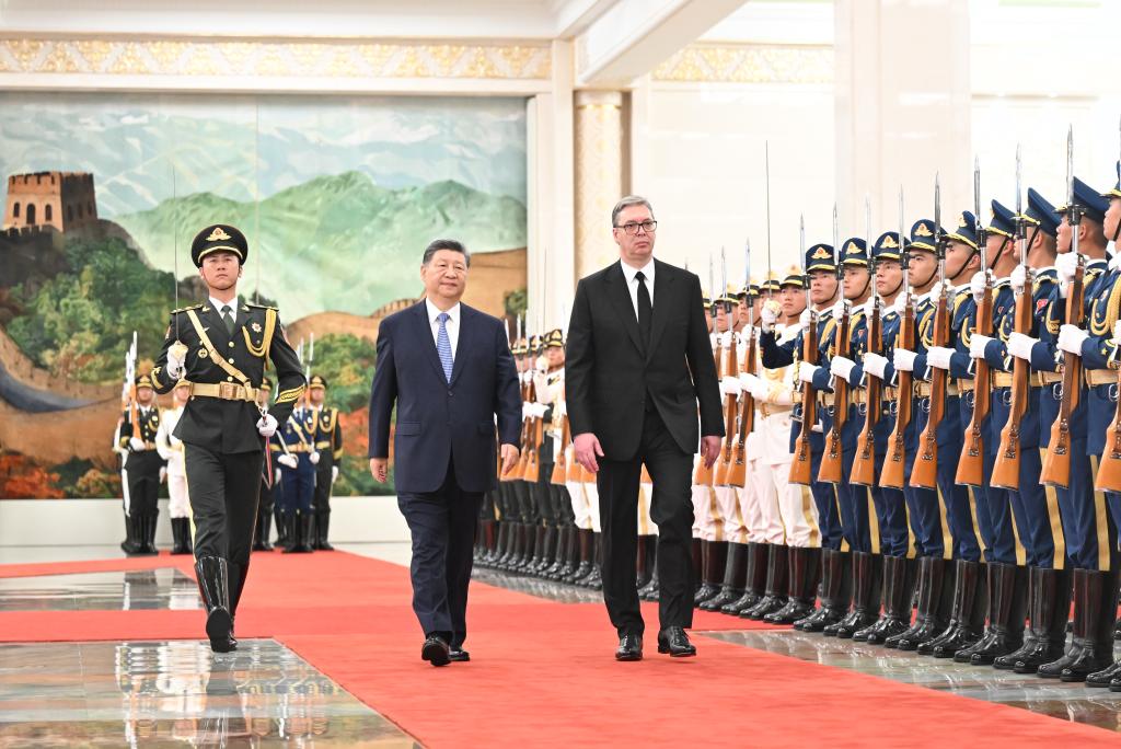 Chinese, Serbian presidents hail ironclad friendship, seek wide-ranging cooperation