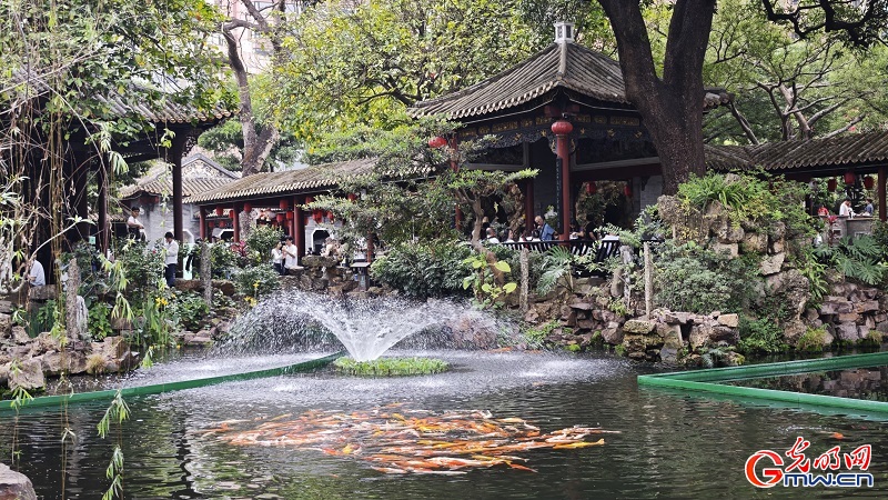 Visitors flock to Qinghui Garden during holiday in S China's Guangdong
