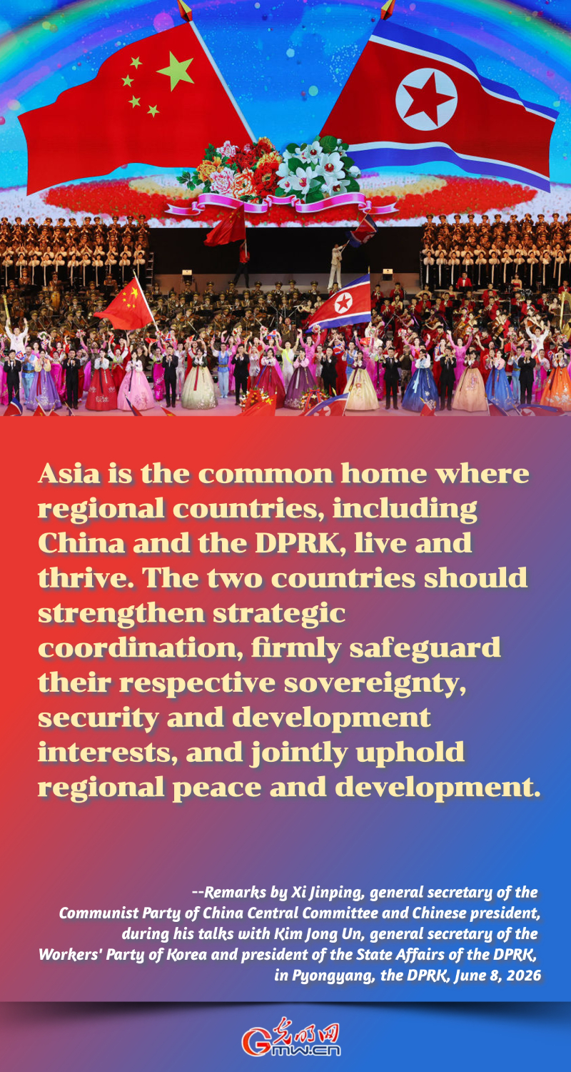 Posters: Xi, Kim hold talks in Pyongyang, pledge to advance China-DPRK ties