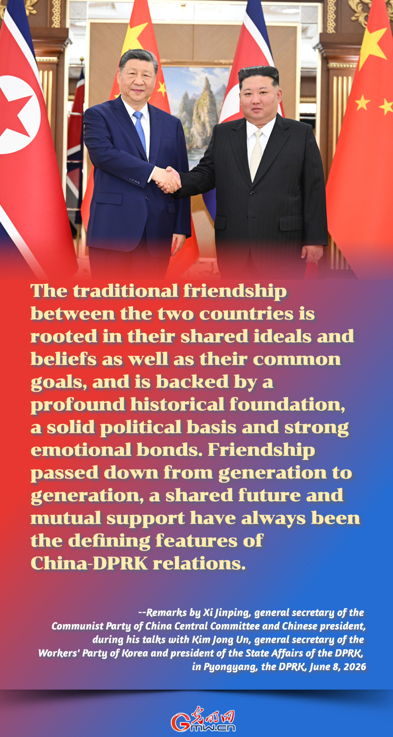Posters: Xi, Kim hold talks in Pyongyang, pledge to advance China-DPRK ties