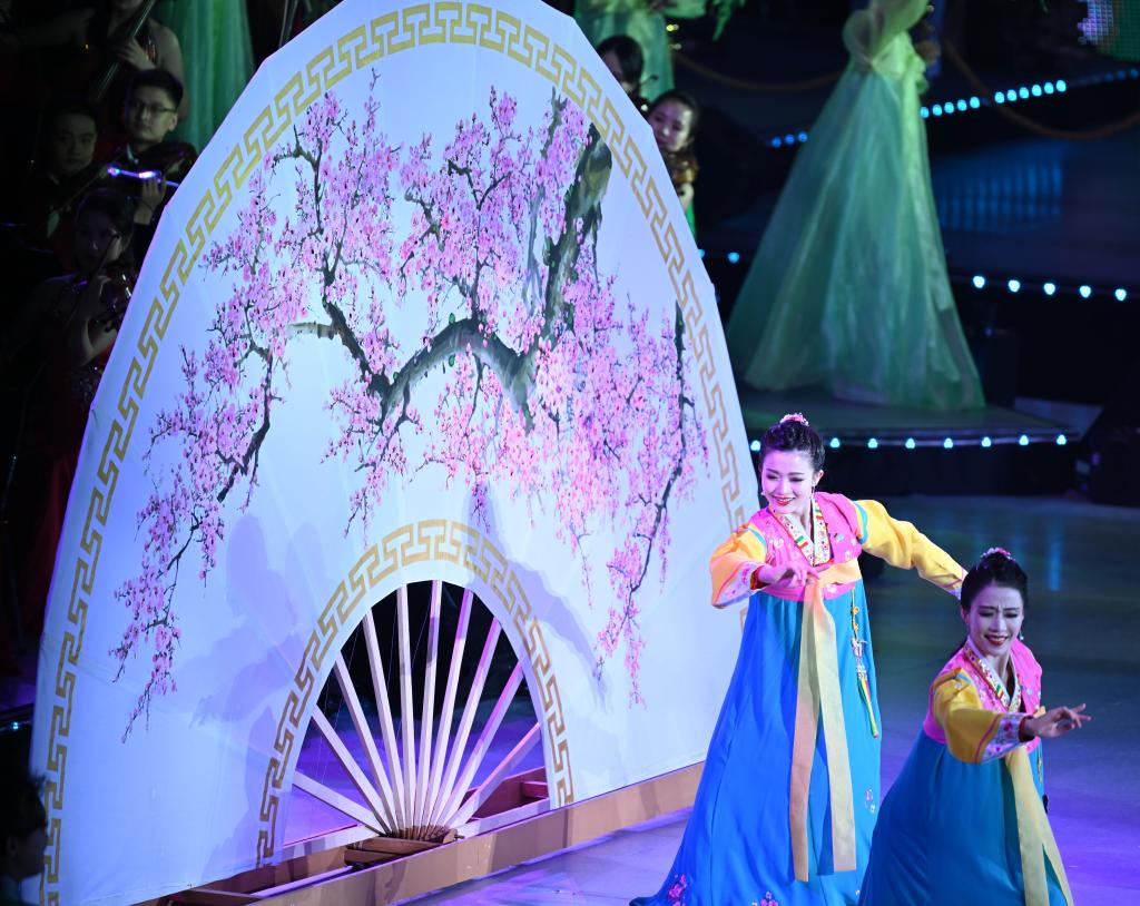 Xi watches artistic performance in Pyongyang during state visit to DPRK