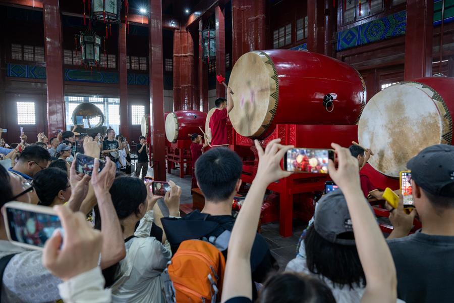 Beijing Central Axis heritage sites open to public on 2nd anniversary of UNESCO World Heritage listing