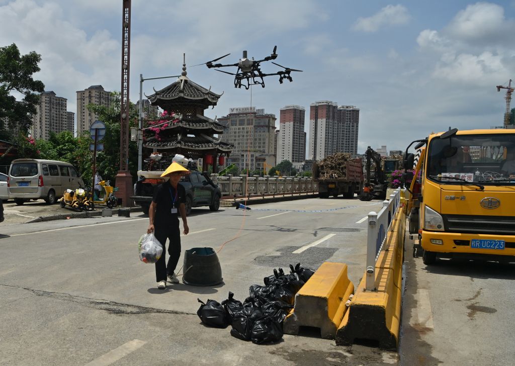 Rescue, relief efforts underway in typhoon-hit China's Guangxi