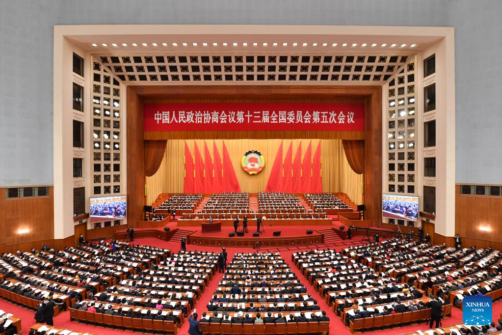 China's top political advisory body holds 2nd plenary meeting of annual session