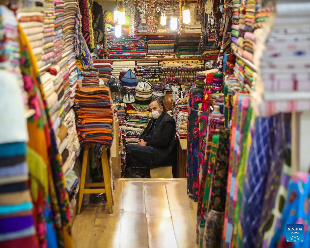 People shop at historical bazaars in Istanbul