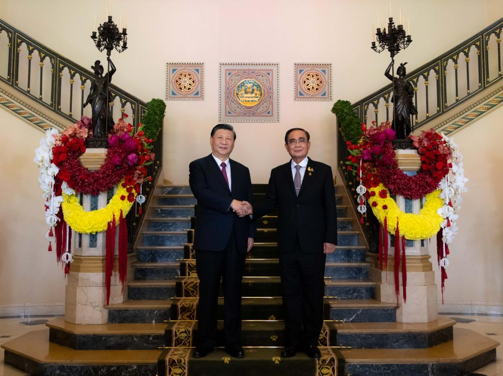 Xi, Prayut agree on building China-Thailand community with shared future for enhanced stability, prosperity, sustainability