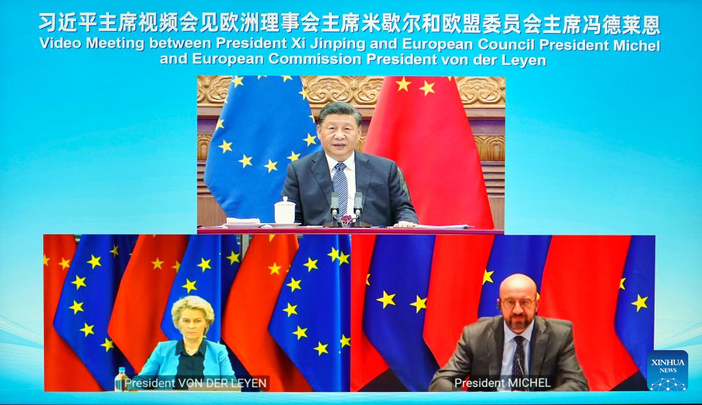 Xi calls on China, EU to add stabilizing factors to turbulent world