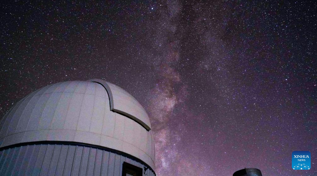 Milky Way illuminates night sky in Ngari Prefecture, SW China