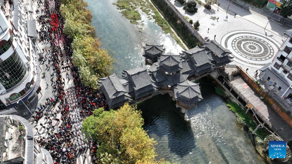 Celebrations of Miao New Year and Guzang Festival held in SW China's Guizhou