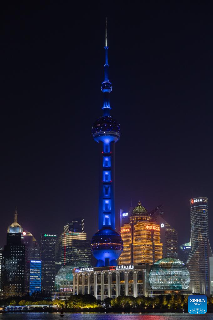 World Children's Day celebrated with light shows across China