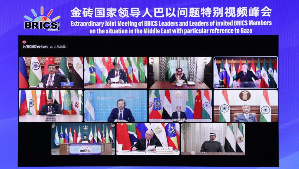 Xi urges ceasefire in Gaza, stresses two-state solution