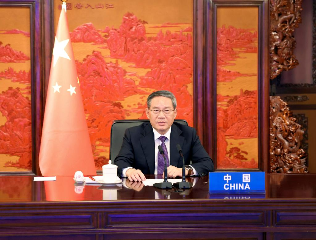 Chinese premier attends virtual G20 leaders' summit