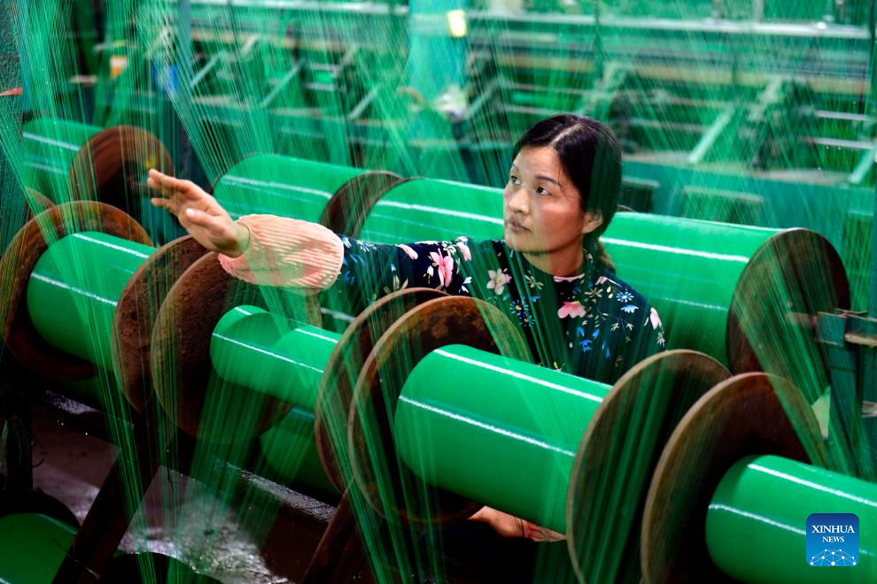 County in E China develops rope net industry