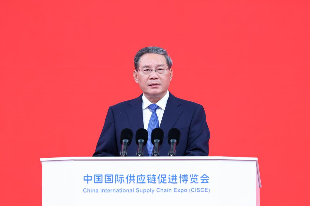 Chinese Premier calls for deepening int'l cooperation on industrial, supply chains