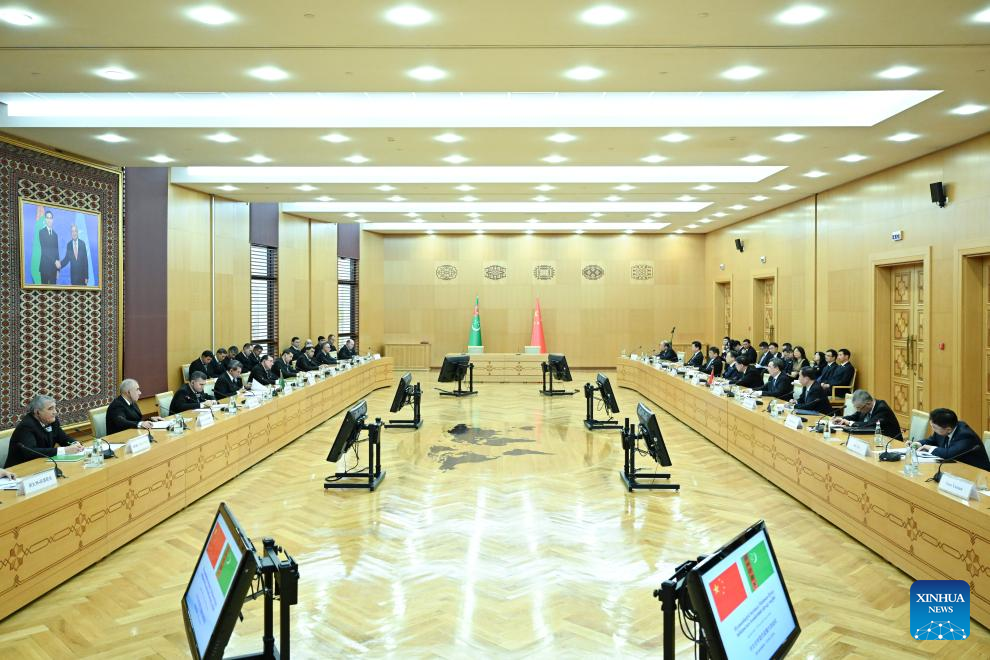 China pledges to enhance cooperation, boost ties with Turkmenistan