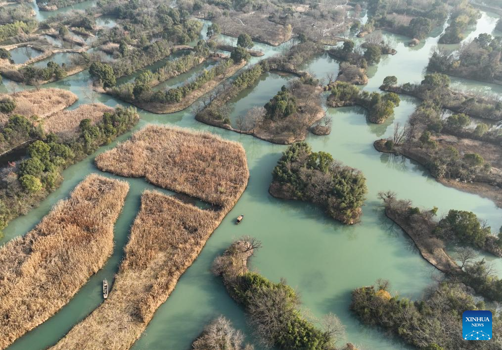 Winter scenery of Xixi Wetland in Hangzhou, E China