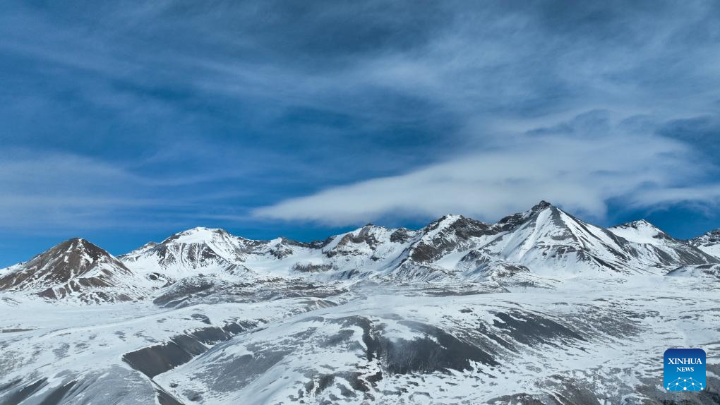 Scenery of Mt. Gangshika in NW China's Qinghai