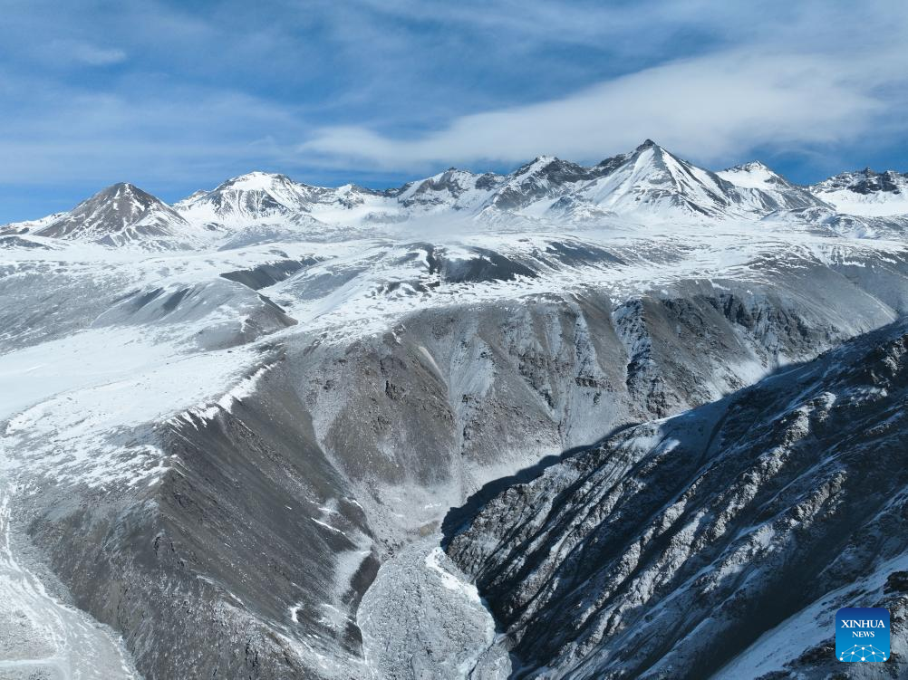 Scenery of Mt. Gangshika in NW China's Qinghai