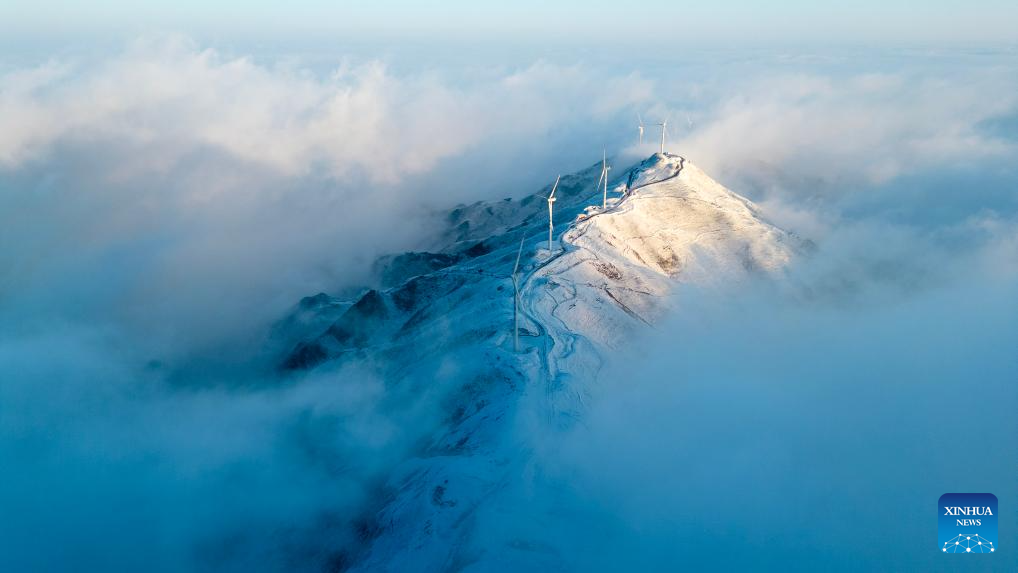 Snow scenery of Hezhang County in China's Guizhou