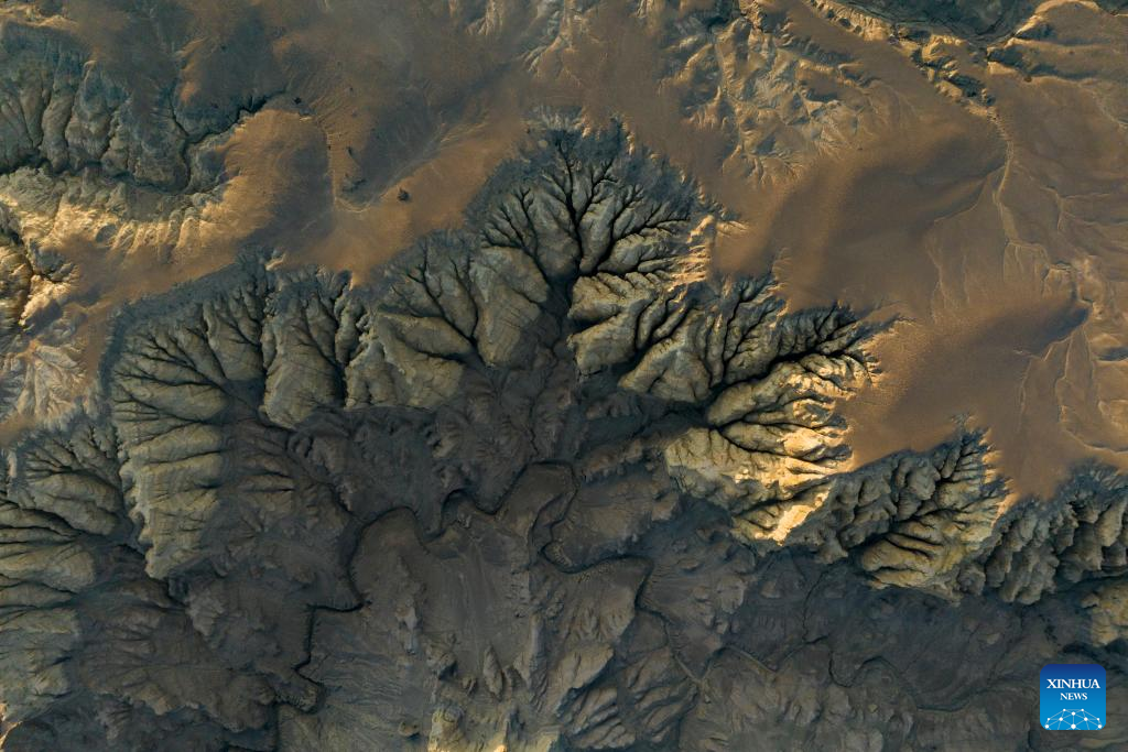 Landscape of earth forest in Zanda County, China's Xizang