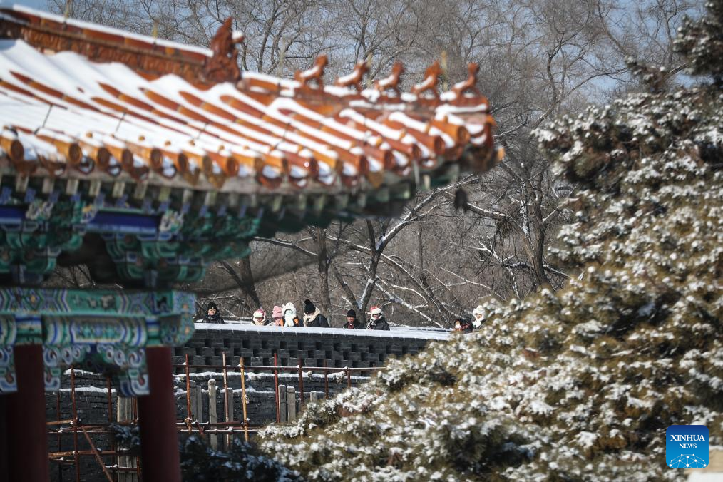 Snow scenery in Shenyang, NE China