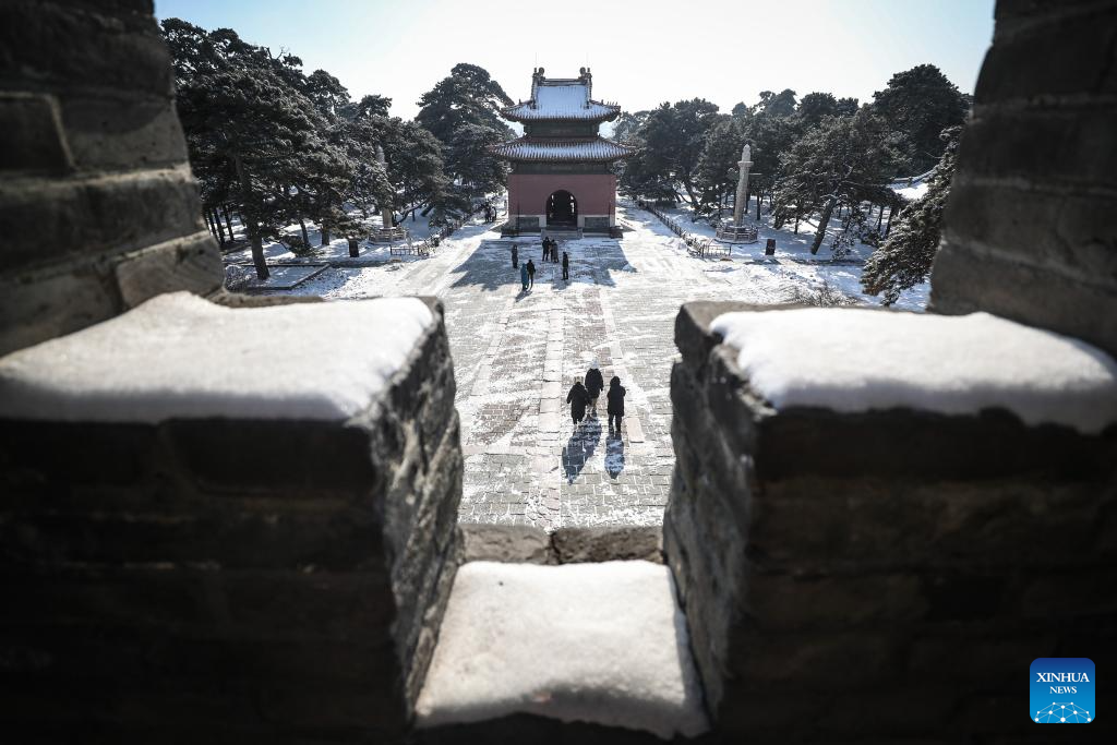 Snow scenery in Shenyang, NE China