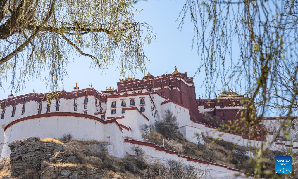 Spring scenery in Lhasa, SW China