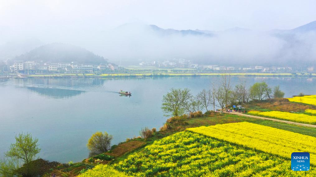 Spring scenery across China