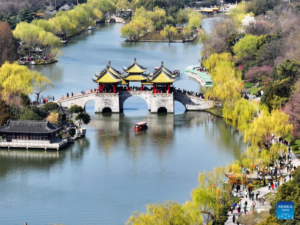 Spring scenery across China