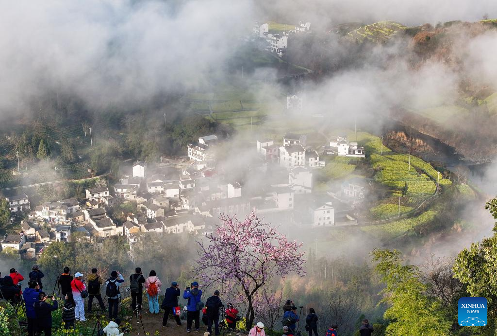 Spring scenery across China