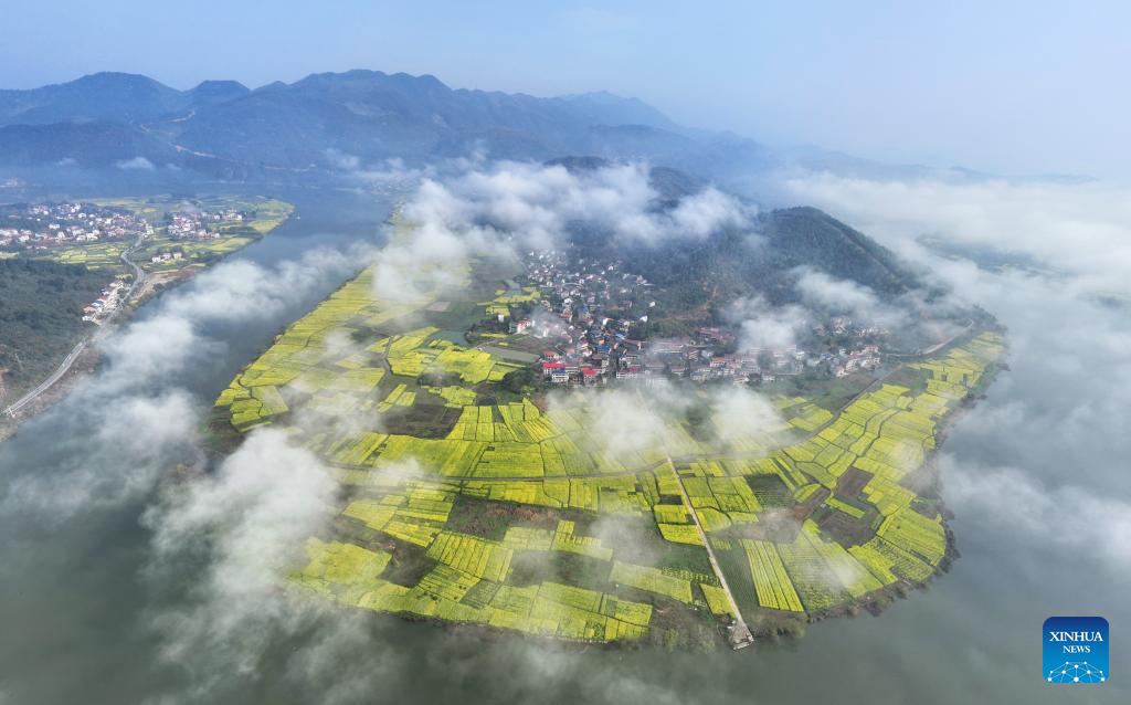 Spring scenery across China