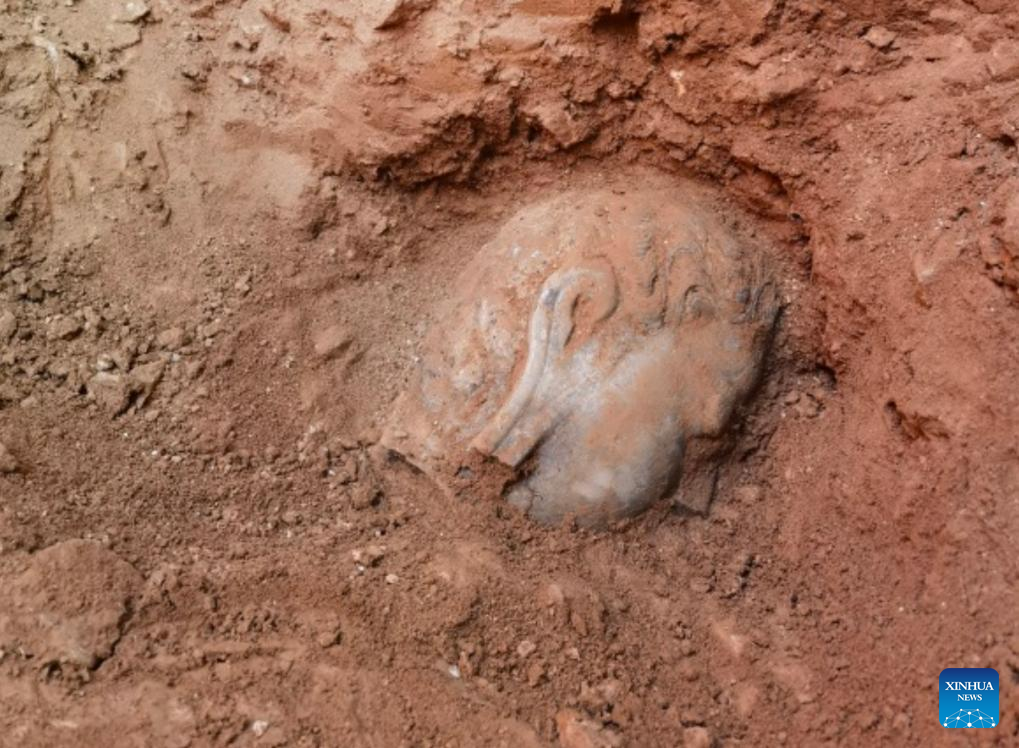 Stone carvings found inside cave of China's Longmen Grottoes