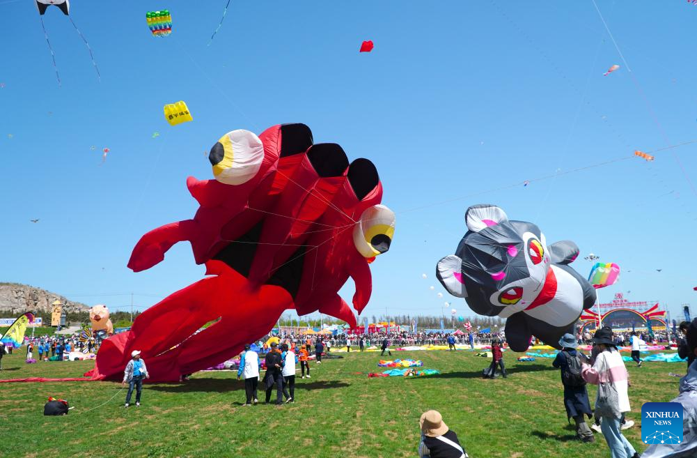 41st Weifang Int'l Kite Festival kicks off in Shandong