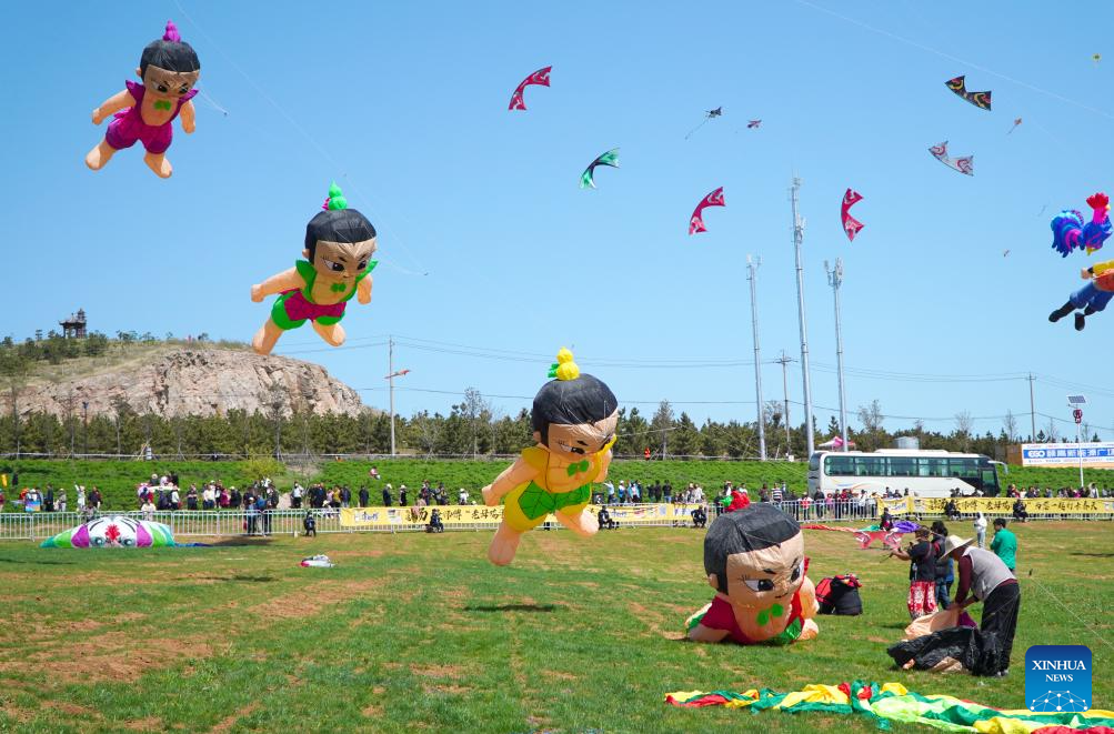 41st Weifang Int'l Kite Festival kicks off in Shandong