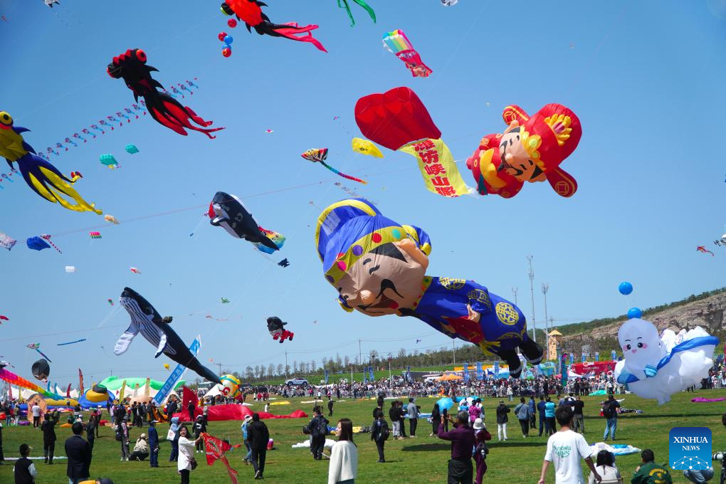 41st Weifang Int'l Kite Festival kicks off in Shandong