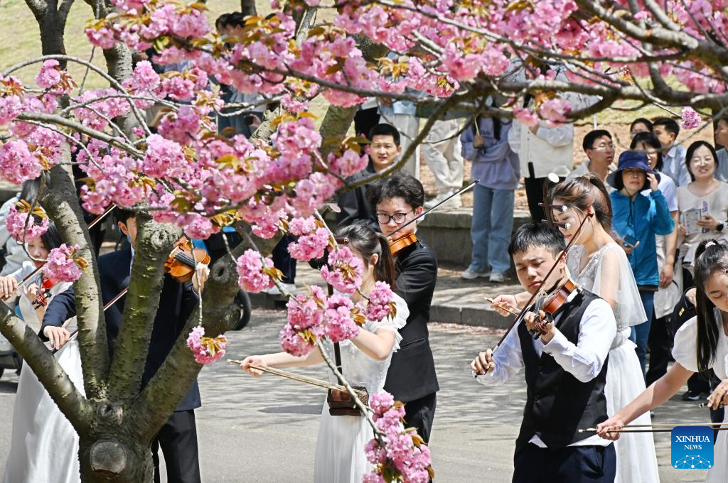 University students stage performances for public welfare in Qingdao