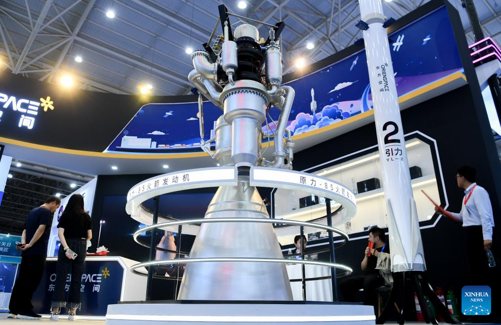 Media preview of aerospace exhibition in central China's Wuhan