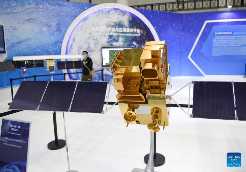 Media preview of aerospace exhibition in central China's Wuhan