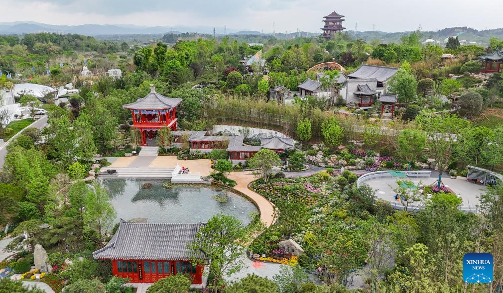 Preview of International Horticultural Exhibition 2024 in SW China's Chengdu