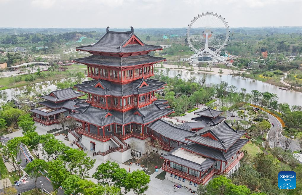 Preview of International Horticultural Exhibition 2024 in SW China's Chengdu