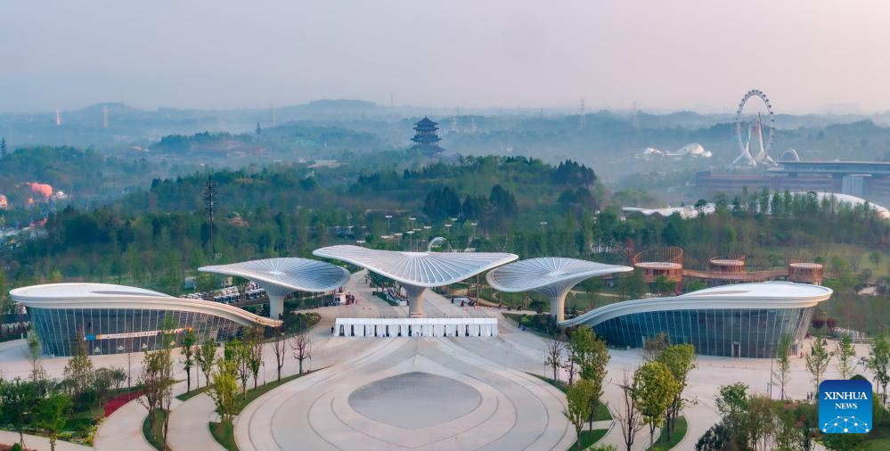 Preview of International Horticultural Exhibition 2024 in SW China's Chengdu