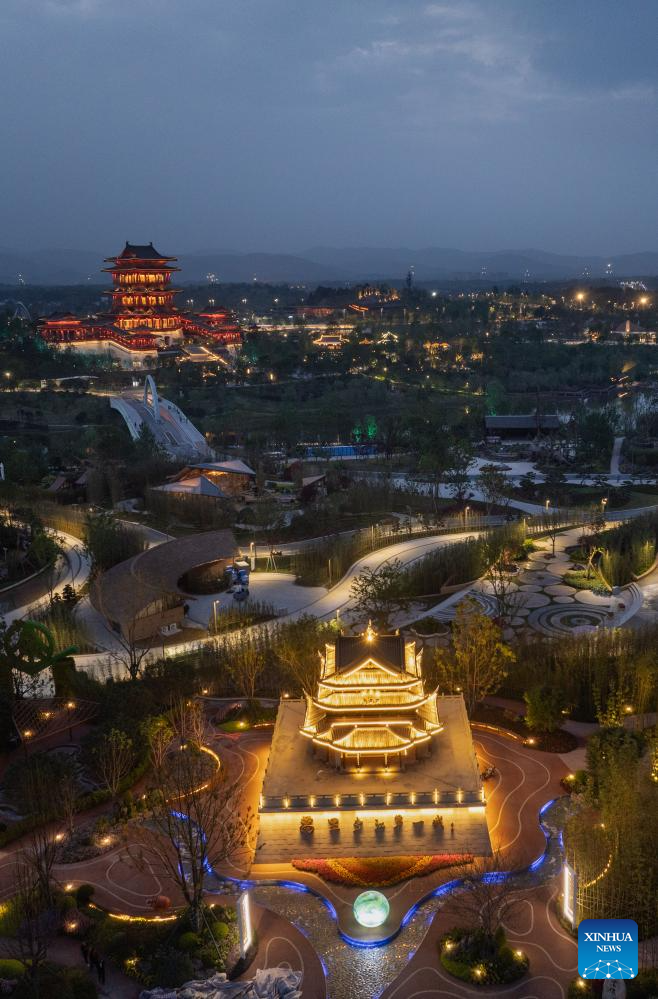 Preview of International Horticultural Exhibition 2024 in SW China's Chengdu