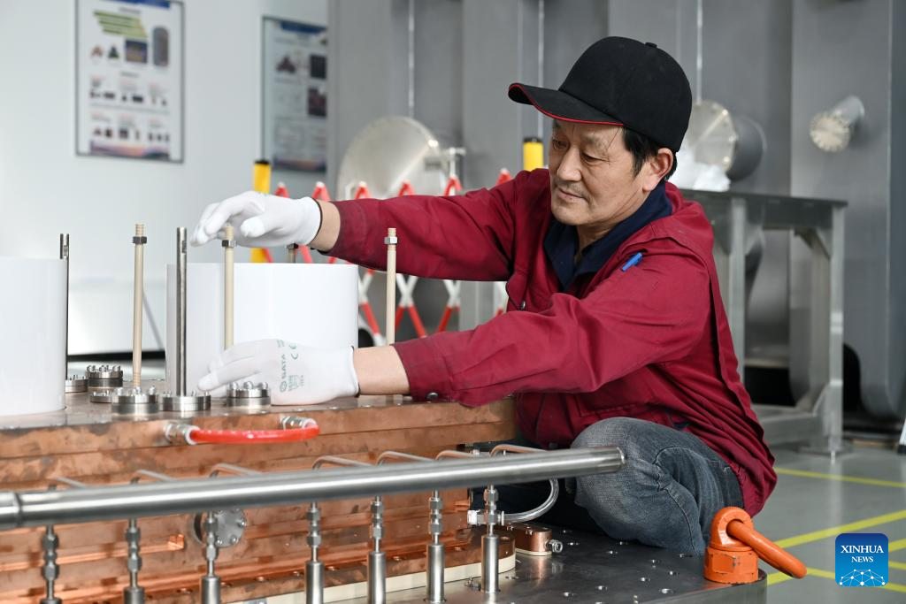 Fusion energy research facility under construction in Hefei, E China