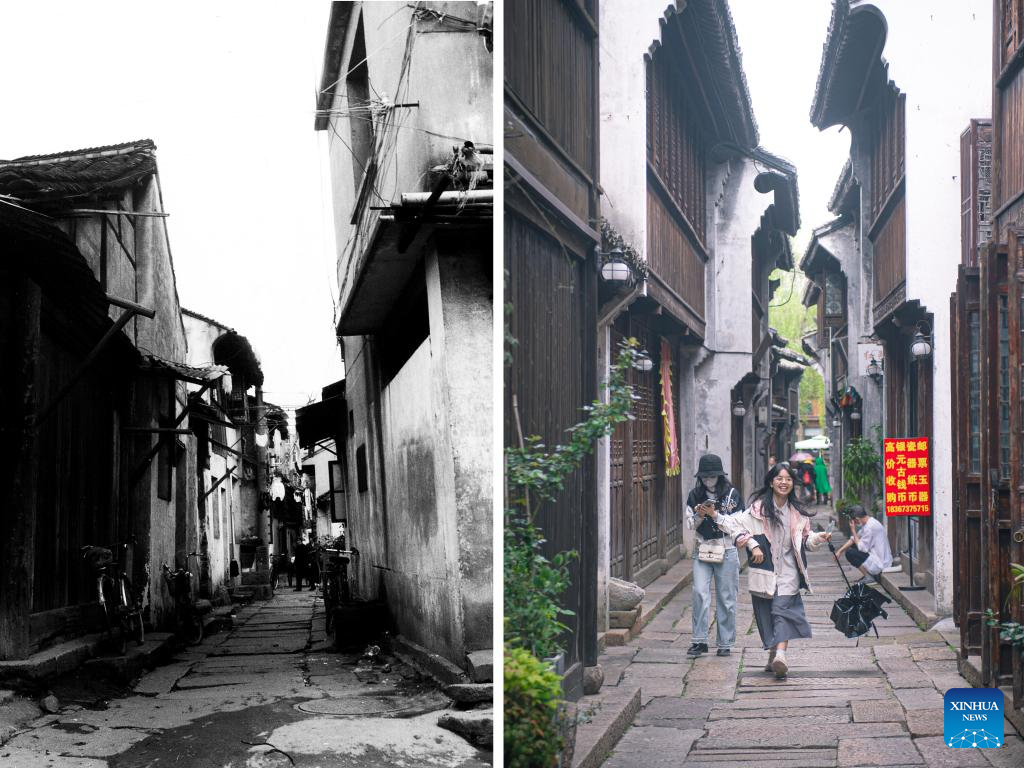 Revitalized Yuehe historical area becomes tourist attraction in Jiaxing, E China