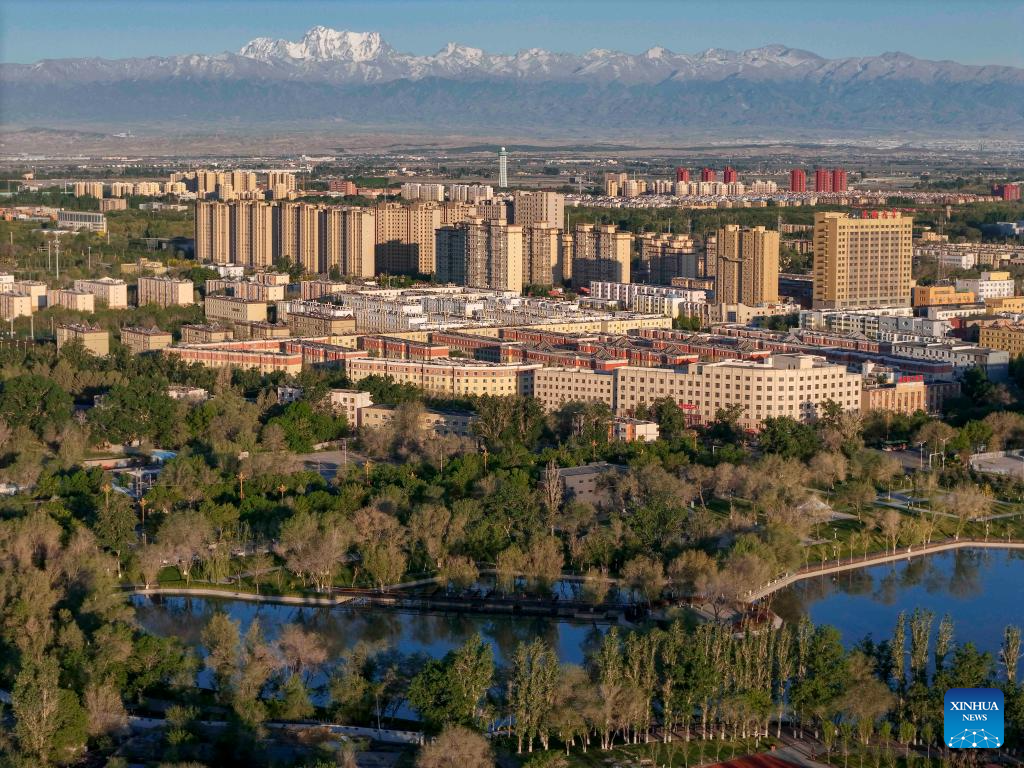 Urban green space optimizes living ecological environment in Wujiaqu, NW China