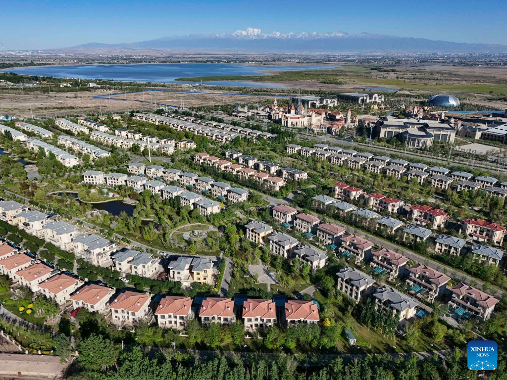 Urban green space optimizes living ecological environment in Wujiaqu, NW China