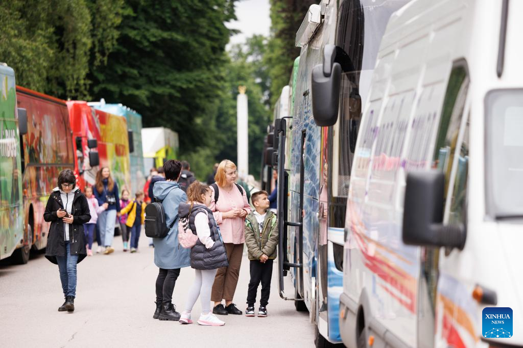 Feature: Book buses pull up in Ljubljana for Mobile Library Festival